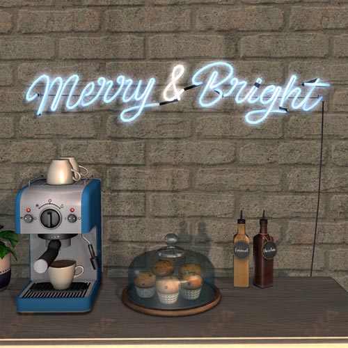 Merry And Bright Neon Sign