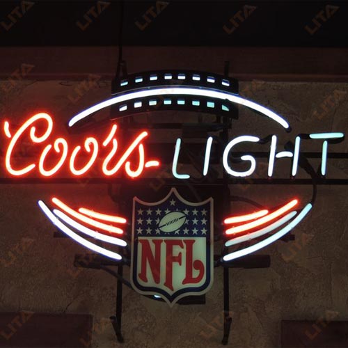 Coors Light NFL Neon Sign