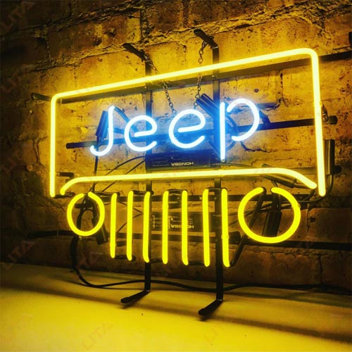 Neon Jeep Sign
