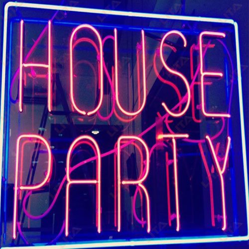House Party Neon Sign