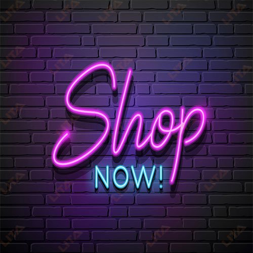 Shop Now Neon Sign