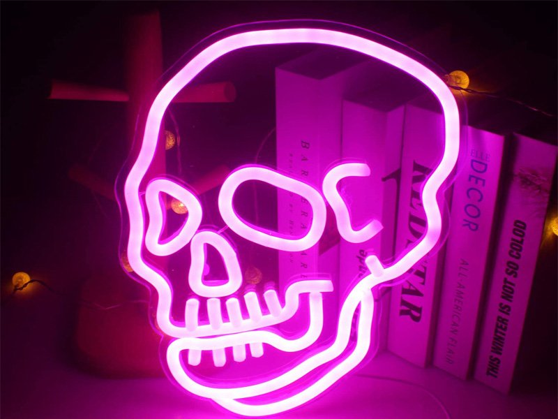 Skull-Neon-Sign