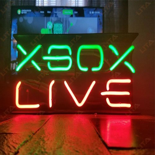 Xbox Live Neon Sign