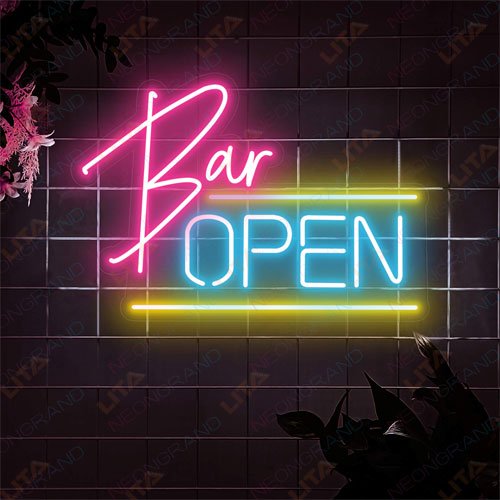 Bar Open Light Up Sign