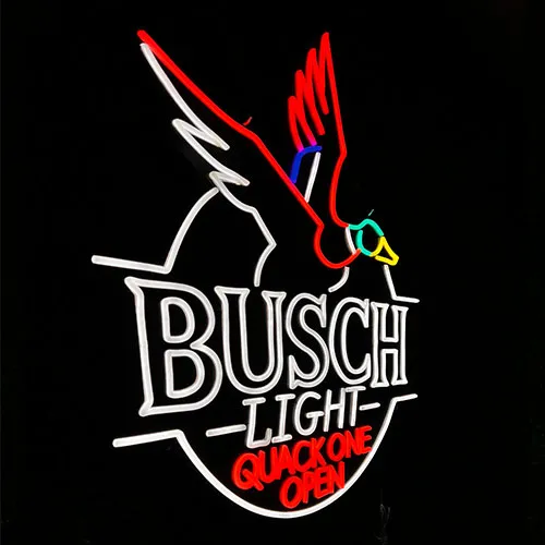 busch-light-quack-one-open-sign