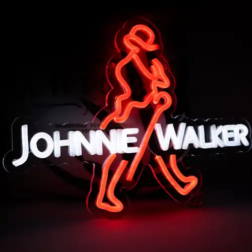 Johnnie Walker Neon Sign